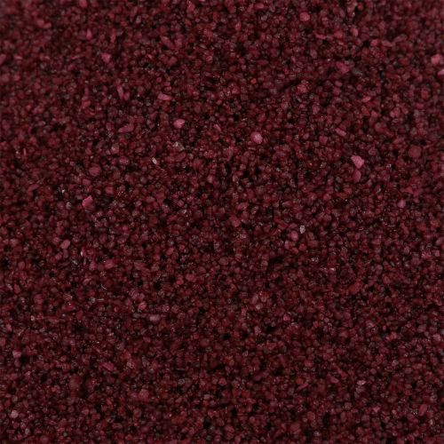 Article Sable coloré 0,5mm bordeaux 2kg