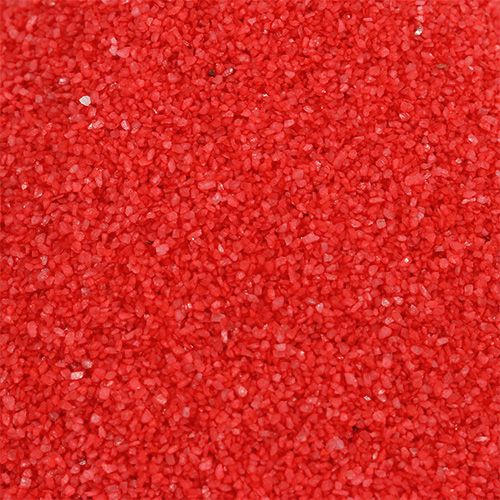 Floristik24 Couleur sable 0.5mm rouge 2kg