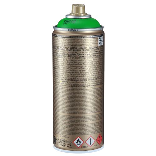 Article Peinture en aérosol vernis vert mat Montana Gold 400 ml