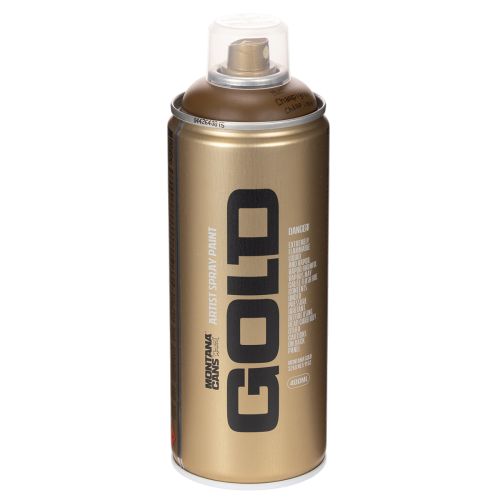 Bombe de peinture pour décoration et loisirs créatifs Montana Gold Brown 400 ml