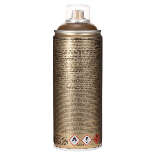 Bombe de peinture pour décoration et loisirs créatifs Montana Gold Brown 400 ml | Floristik24.be