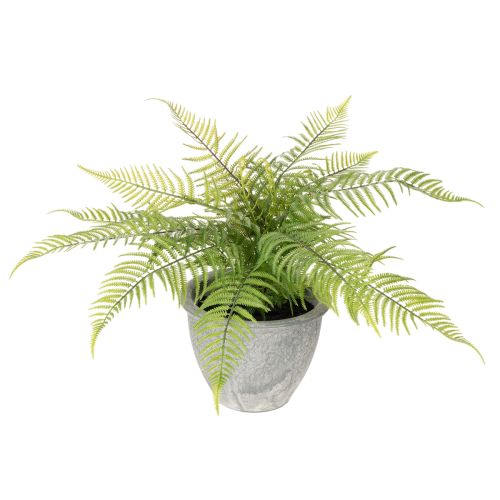 Fougère artificielle en pot pour salon et bureau, 35 cm