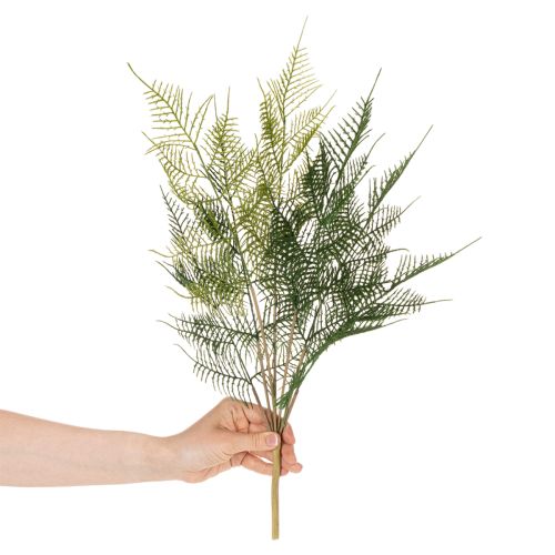 Branche de fougère artificielle décorative, verte, réaliste, 56 cm | Floristik24.be