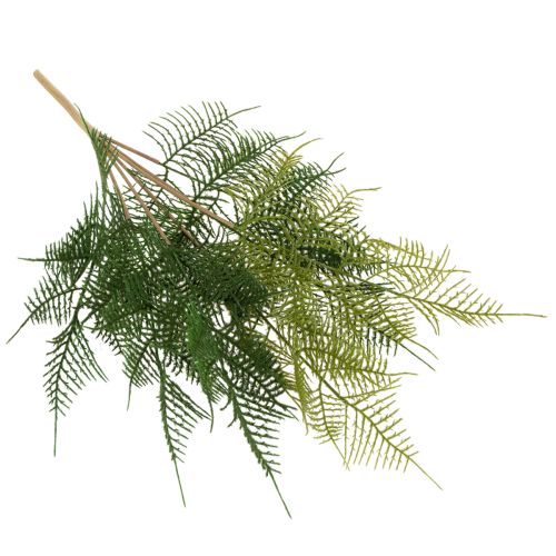 Branche de fougère artificielle décorative, verte, réaliste, 56 cm | Floristik24.be