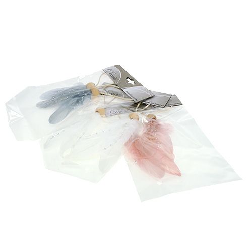 Floristik24 Pendentif de printemps en trois parties. L20cm 6pcs