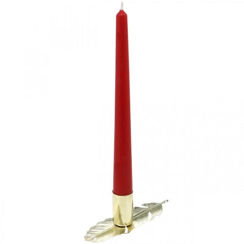Floristik24 Bougeoir sur ressort, décoration métal, bougeoir, décoration de l&#39;Avent doré Ø2.2cm L13cm 4pcs