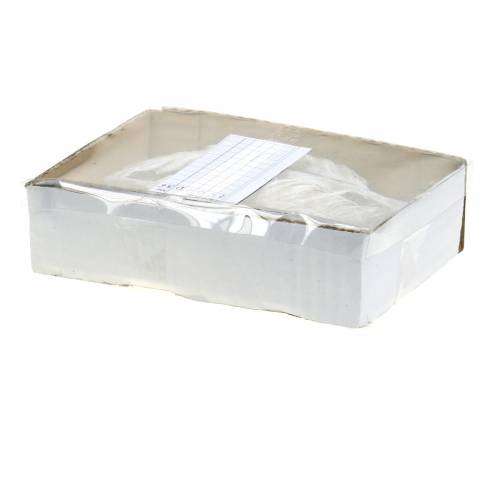 Article Plume de décoration funéraire 18cm x 6,5cm 4 pcs