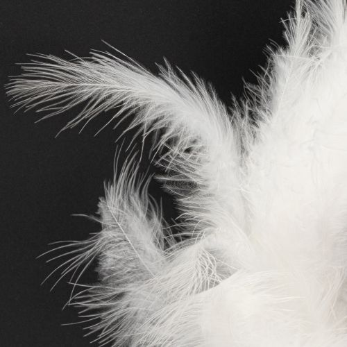 Article Couronne de plumes idéale pour la décoration de mariage et une ambiance festive à Pâques (20 cm)