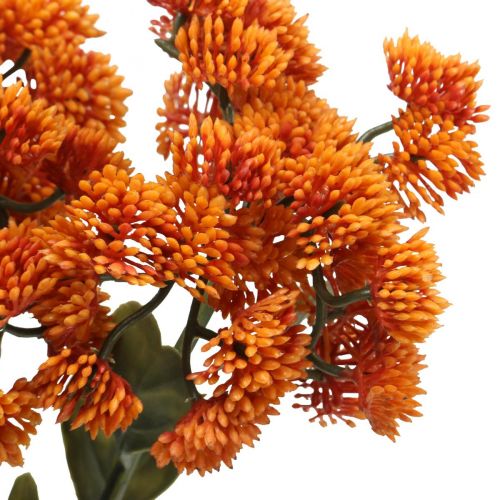 Article Stonecrop Orange Sedum Stonecrop fleurs artificielles H48cm 4pcs