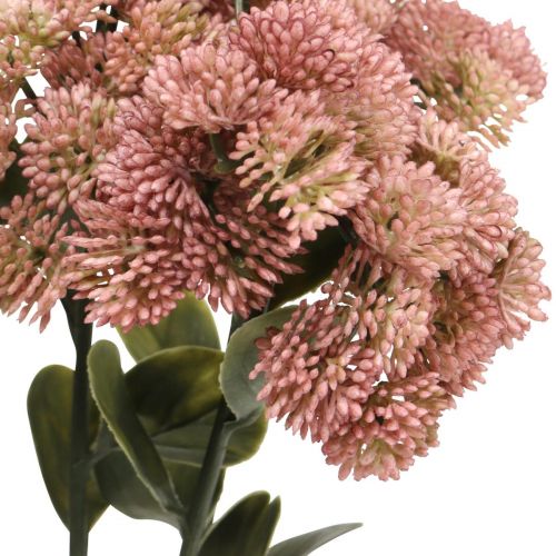 Article Orpin Rose Sedum Orpin Fleurs Artificielles H48cm 4pcs