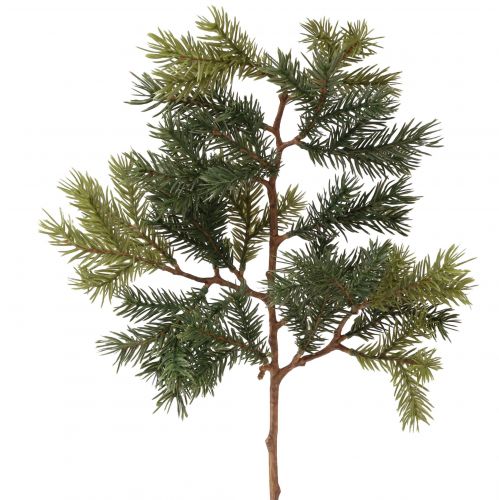 Floristik24 Branche de sapin artificielle branche d&#39;épicéa vert marron 58cm
