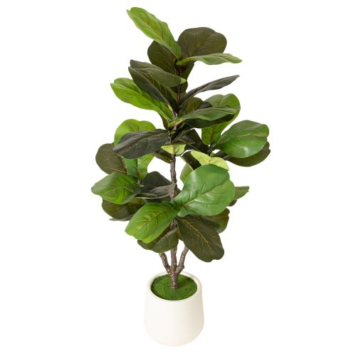 Ficus lyrata artificiel 120 cm décoratif pour salon