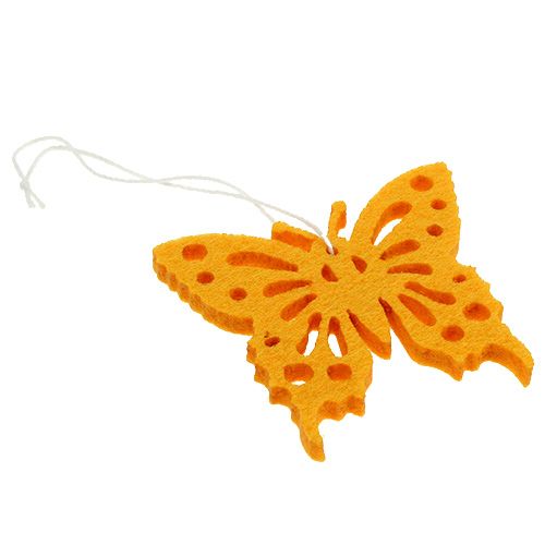 Floristik24 Papillons en feutre à suspendre 32pcs