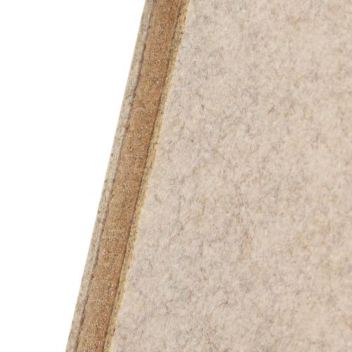 Article Décoration sapin de Noël en feutre sapin beige H80cm