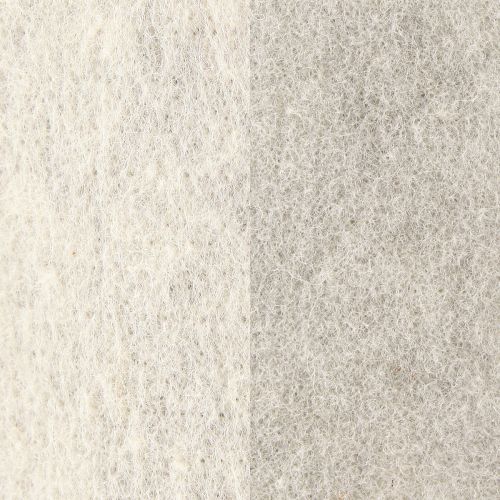 Article Ruban de feutrine 15cm x 5m bicolore gris, blanc