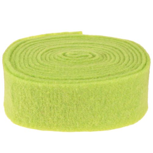 Article Ruban de feutrine 7,5cm x 5m vert