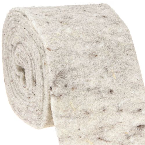 Ruban feutre gris 15cm 5m