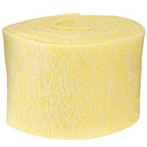 Article Ruban feutre jaune clair 15cm 5m