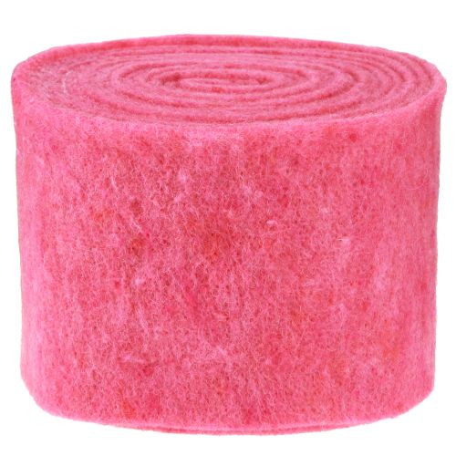 Article Ruban feutre rose 15cm 5m