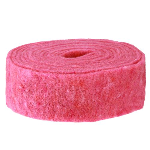 Article Ruban de feutre rose 7,5 cm 5 m