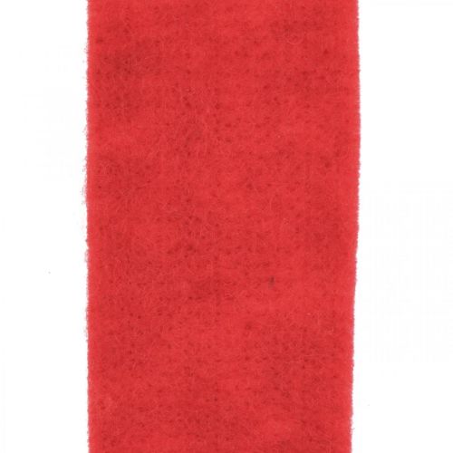 Article Ruban feutre rouge 7.5cm 5m