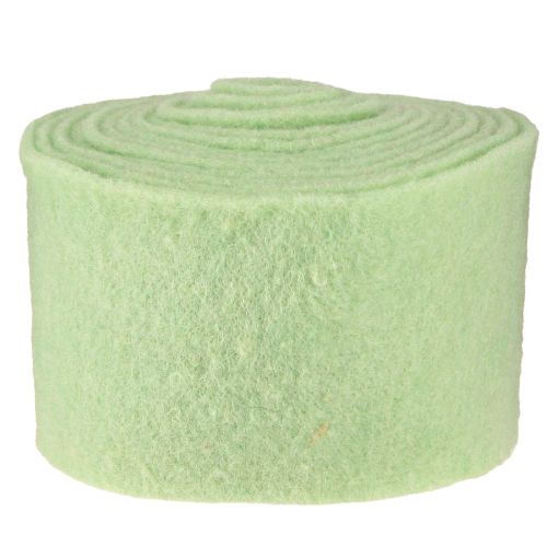 Article Ruban feutre pour pot vert clair 15cm 5m