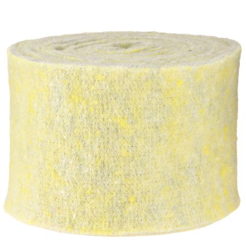 Article Ruban feutre ruban de laine ruban de pot ruban décoratif gris jaune 15cm 5m