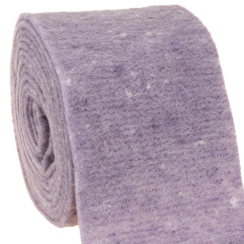 Ruban feutre lilas 15cm 5m