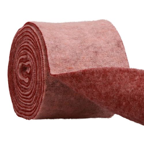 Article Ruban feutre ruban décoratif baies roses feutre de laine bicolore 15cm 5m