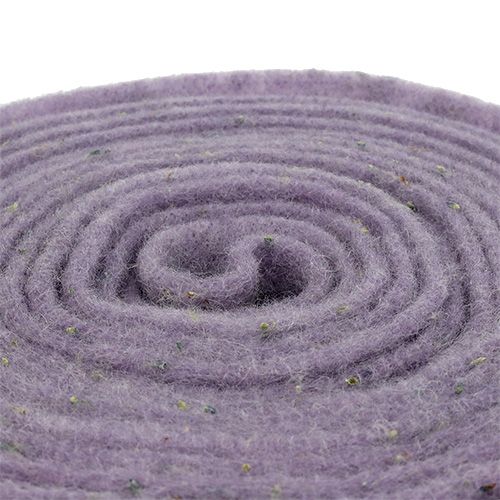 Floristik24 Ruban de feutrine Emotion fleurs de lavande 15cm x 5m violet