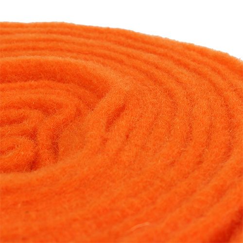 Article Ruban feutre orange 15cm 5m