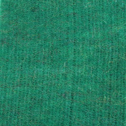 Floristik24 Ruban de feutre, ruban de pot, feutre de laine vert, doré scintillant 15cm 5m