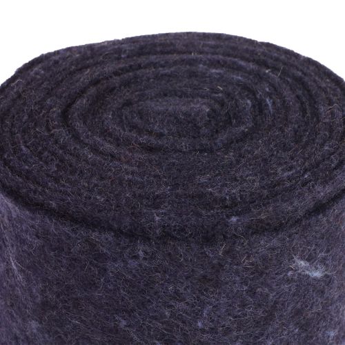 Article Ruban de feutre violet, ruban de pot, feutre de laine, rouleau de feutre 15cm 5m
