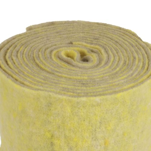 Article Ruban feutre ruban de laine ruban de pot ruban décoratif gris jaune 15cm 5m