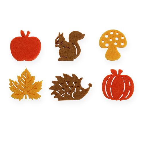 Floristik24 Décoration à disperser feutre 3cm 72 pcs