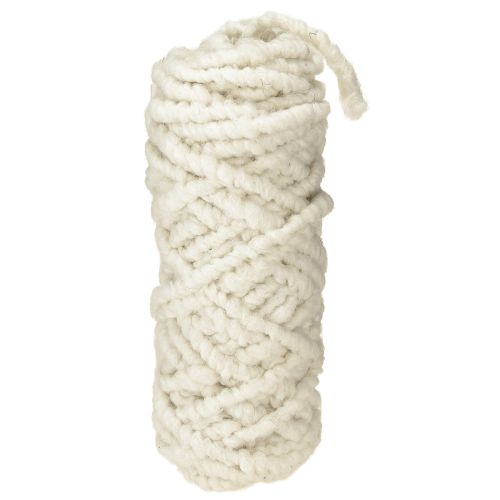 Article Cordon feutre polaire Mirabell 25m blanc