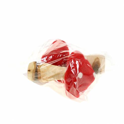 Floristik24 Amanite tue-mouches rouge décoration d'automne H. 13,5 cm 2 p.