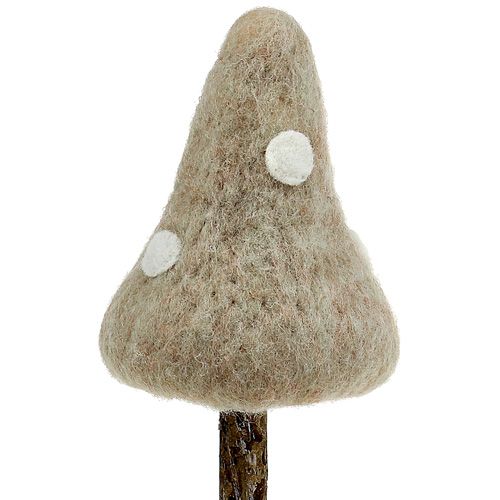 Floristik24 Feutre champignons champignons cul brun. 30 cm 4 pièces