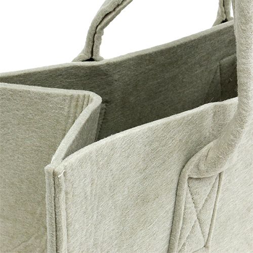Floristik24 Sac en feutre 39 x 25 x 22 cm crème