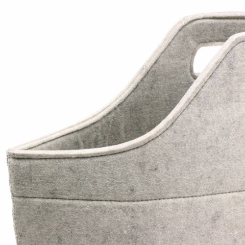 Floristik24 Sac en feutre gris 43cm x 20cm x 42cm