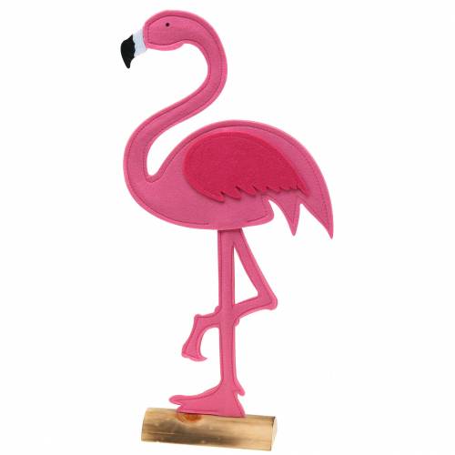 Floristik24 Décoration d&#39;été flamant rose feutre debout 28×H58cm