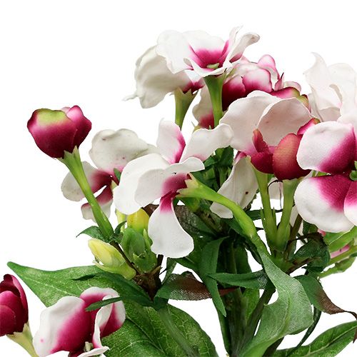 Floristik24 Flamme fleur blanche 72cm