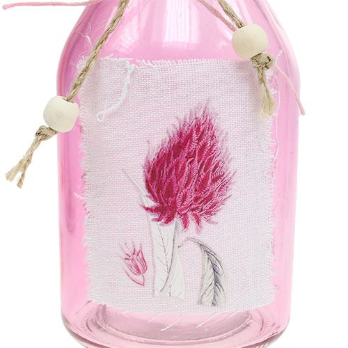 Floristik24 Bouteille en verre couleurs assorties Ø8cm H15cm 3 pièces
