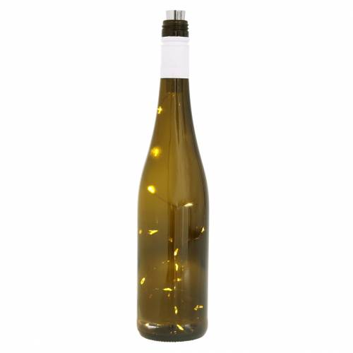 Bouteille lumineuse LED blanc chaud 73cm 15L-485476