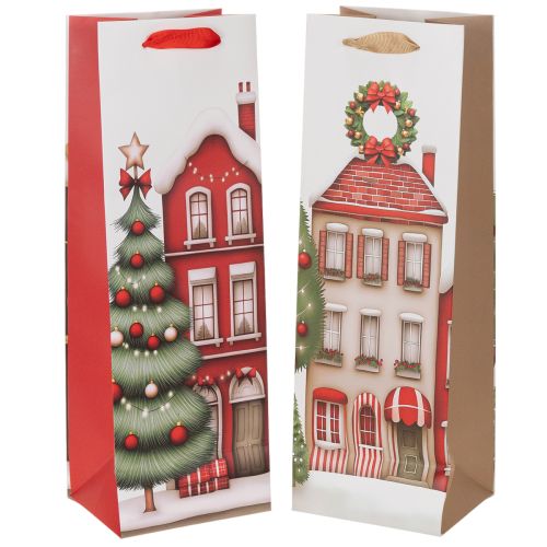 Sac cadeau bouteille maison de