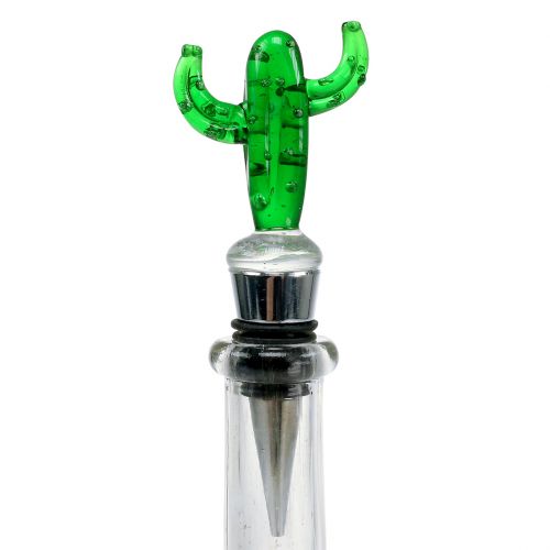Floristik24 Bouchon de bouteille avec figurines en verre 11-12cm 3pcs