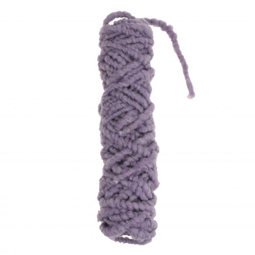 Article Cordon feutre polaire Mirabell violet 25m