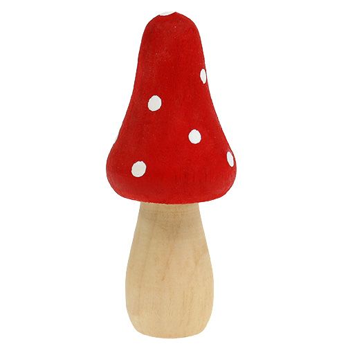 Floristik24 Toadstool en bois 6cm 12pcs