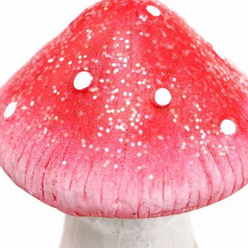 Floristik24 Bouchons déco amanite mouche Bouchons fleurs d'automne assortis H6 / 7cm 6pcs