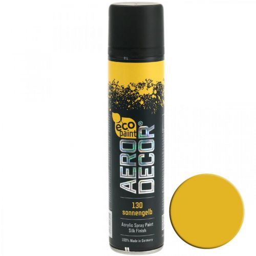 Floristik24 Spray couleur jaune soleil satiné mat 400ml